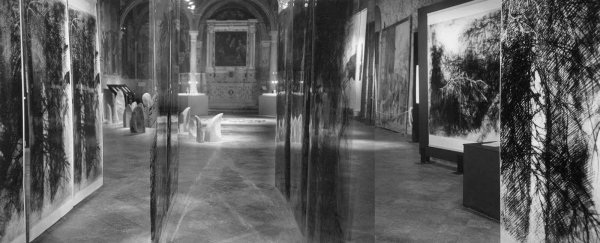 Exhibition view of the solo show at Oratorio di San Rocco, Padova / 1999