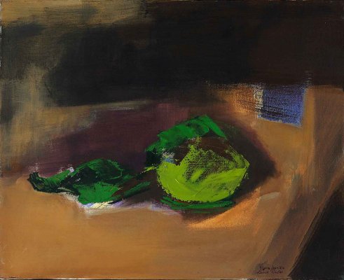 Verde Berillio 1996 / olio su tela / 40x50 cm