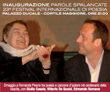 Inaugurazione Festival di Poesia Genova