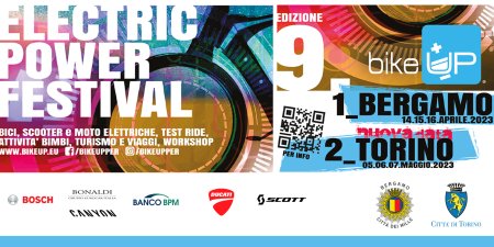 BikeUP 2023: doppio appuntamento a Bergamo (14-16 aprile) e Torino (5-7 maggio).