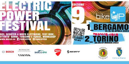 BikeUP 2023: double event in Bergamo (April 14-16) and Turin (May 5-7).