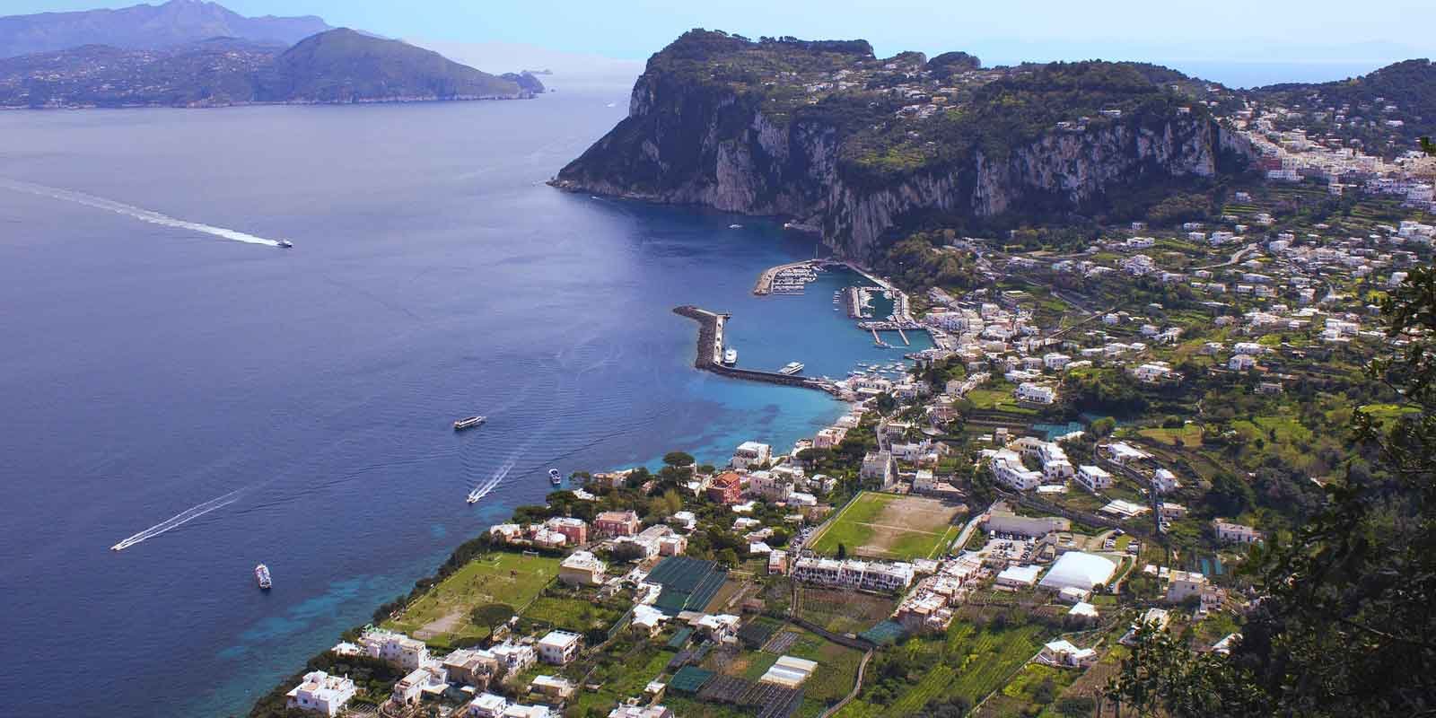 Holidays in Capri Island in Gulf of Naples 