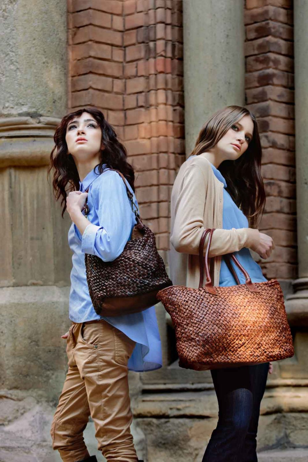 Borsa city in pelle martellata - Fury Bags