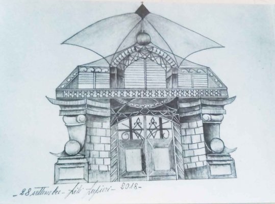 Villa for Sale / year 2018 / Pencil on paper / 35 x 28 cm