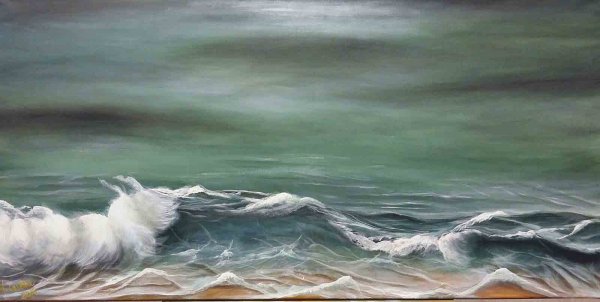 Sea’s melody / 2016 / acrilico su tela / 100 x 50 cm