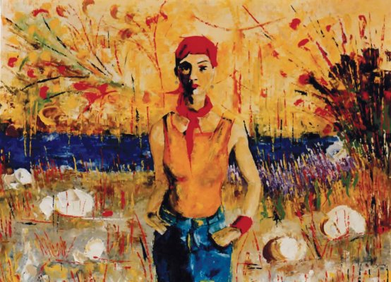 Piccola pirata / 2006 / oil on canvas / 80 x 100 cm