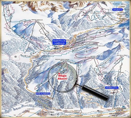 Rifugio Albasini - Бар, ресторан, проживание и Прокат лыж в Фольгариде