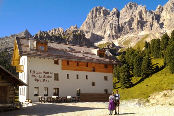 Stella Alpina Spiz Piaz - Refuge of the Catinaccio