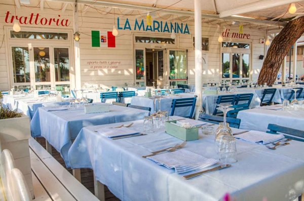 Trattoria La Marianna - Pыбный ресторан в Римини